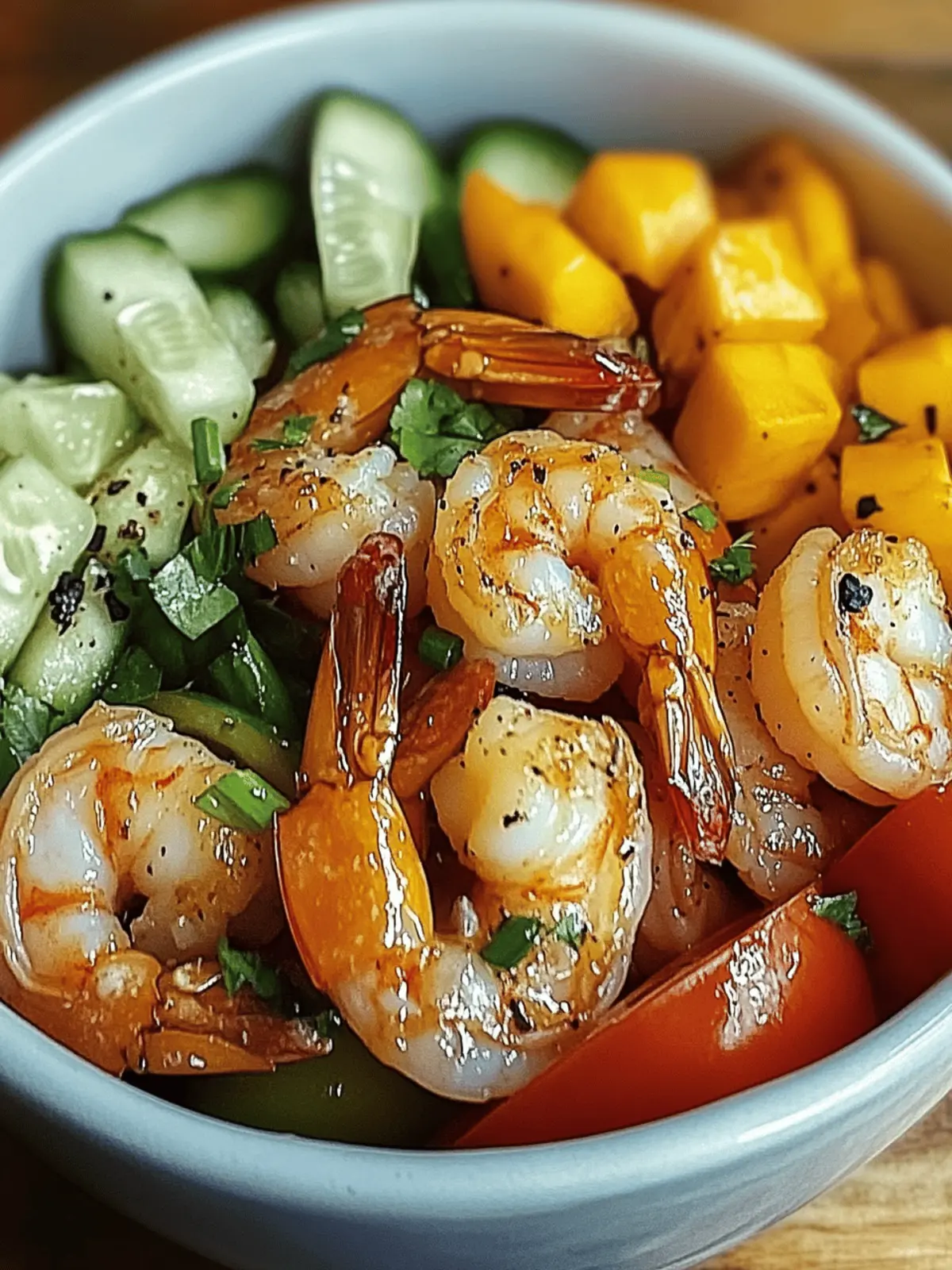 Zesty Shrimp Veggie Bowl
