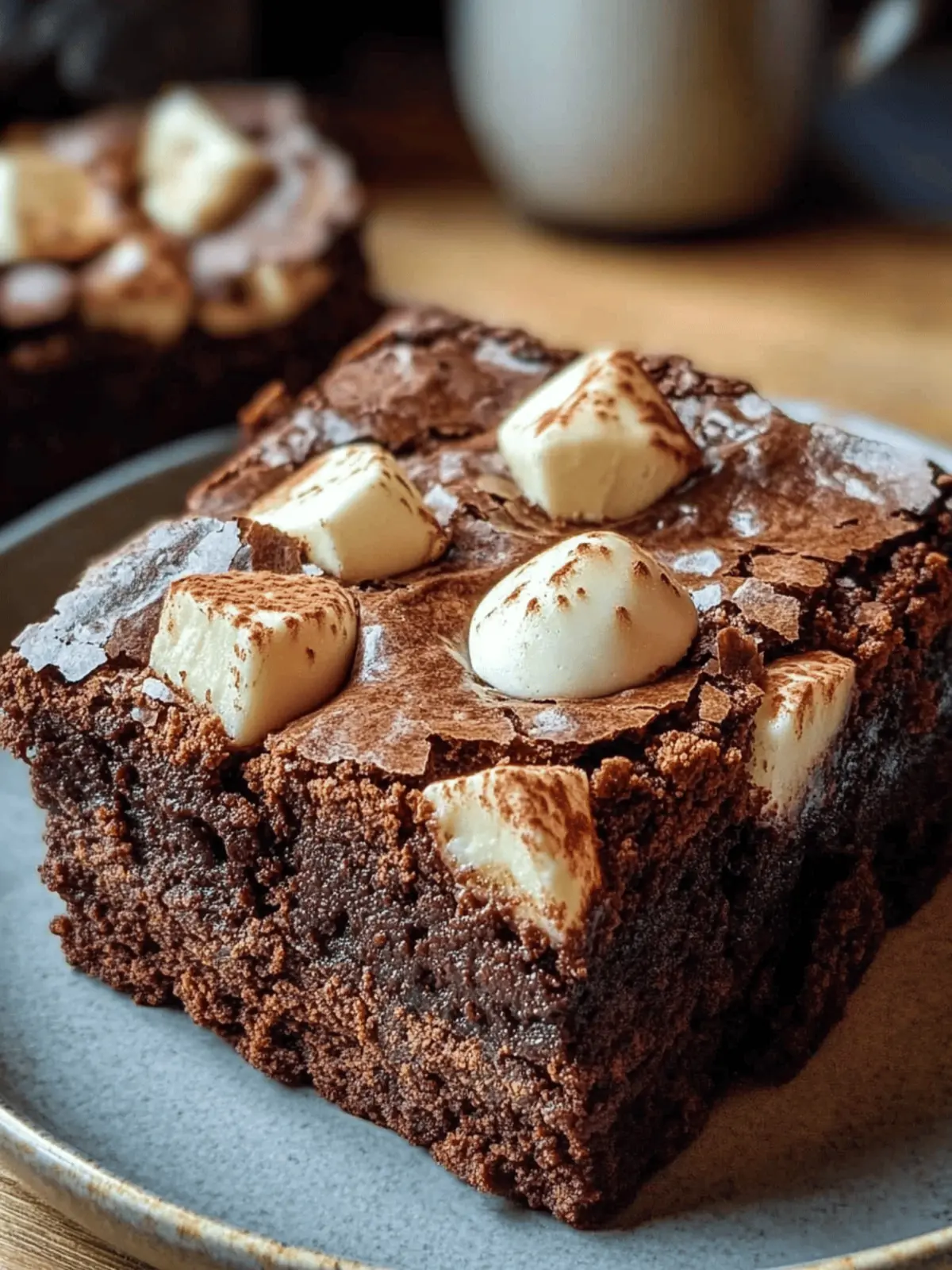 Hot Chocolate Brownies
