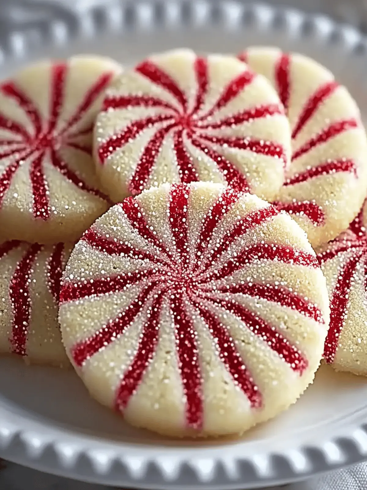 Crispy Peppermint Candy Cane Cookies for Festive Cheer 3 Crispy Peppermint Candy Cane Cookies