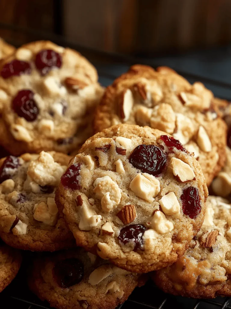 Vintage Cranberry Kitchen Cookies : Chewy, Nutty, and Bursting with Fruit