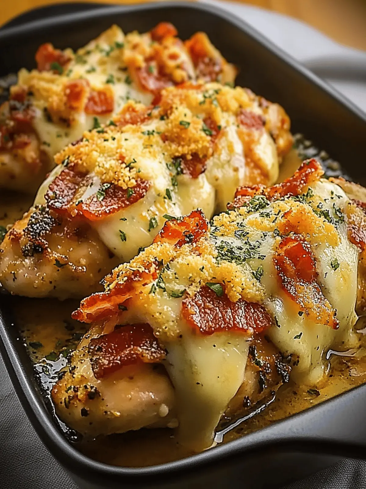 Savory Bacon Garlic Parmesan Chicken That's Sure to Impress 2 Bacon Garlic Parmesan Chicken