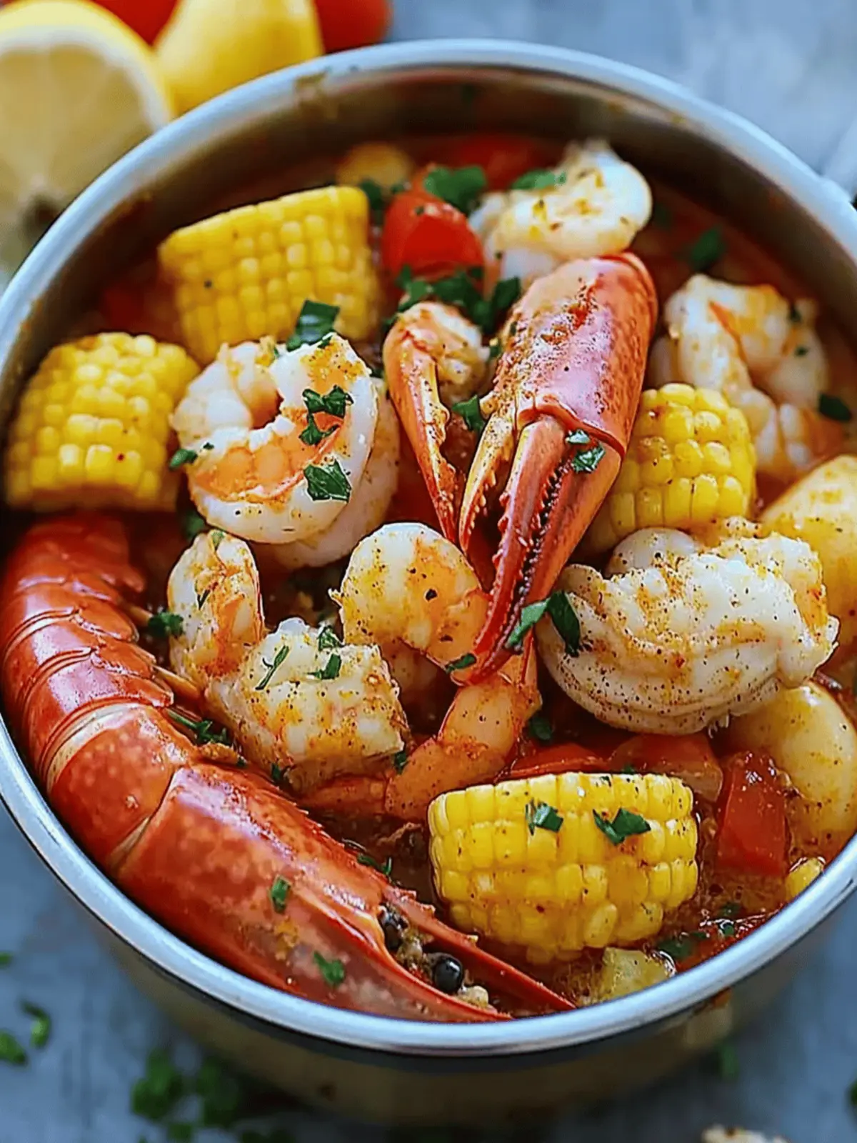 Spicy Instant Pot Seafood Boil