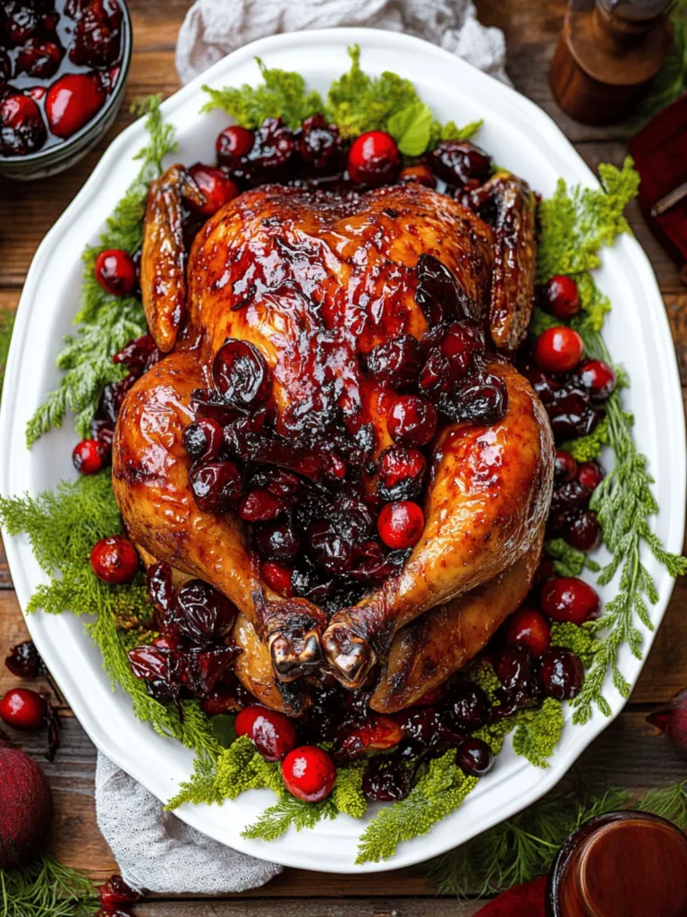 Cranberry Maple Roast Chicken