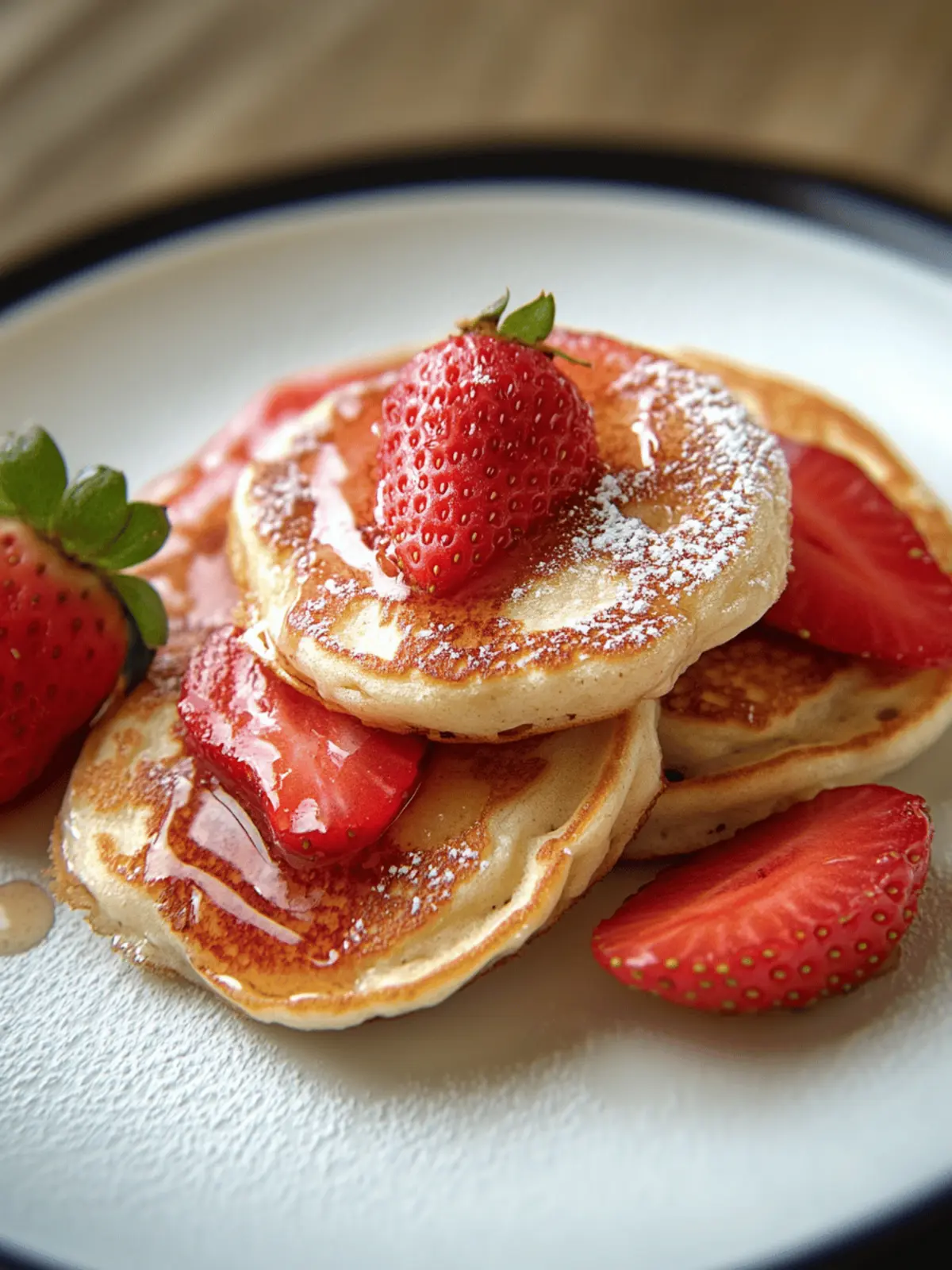 Strawberry Vanilla Cottage Cheese Pancake Bites You’ll Love 4 Strawberry Vanilla Cottage Cheese Pancake Bites