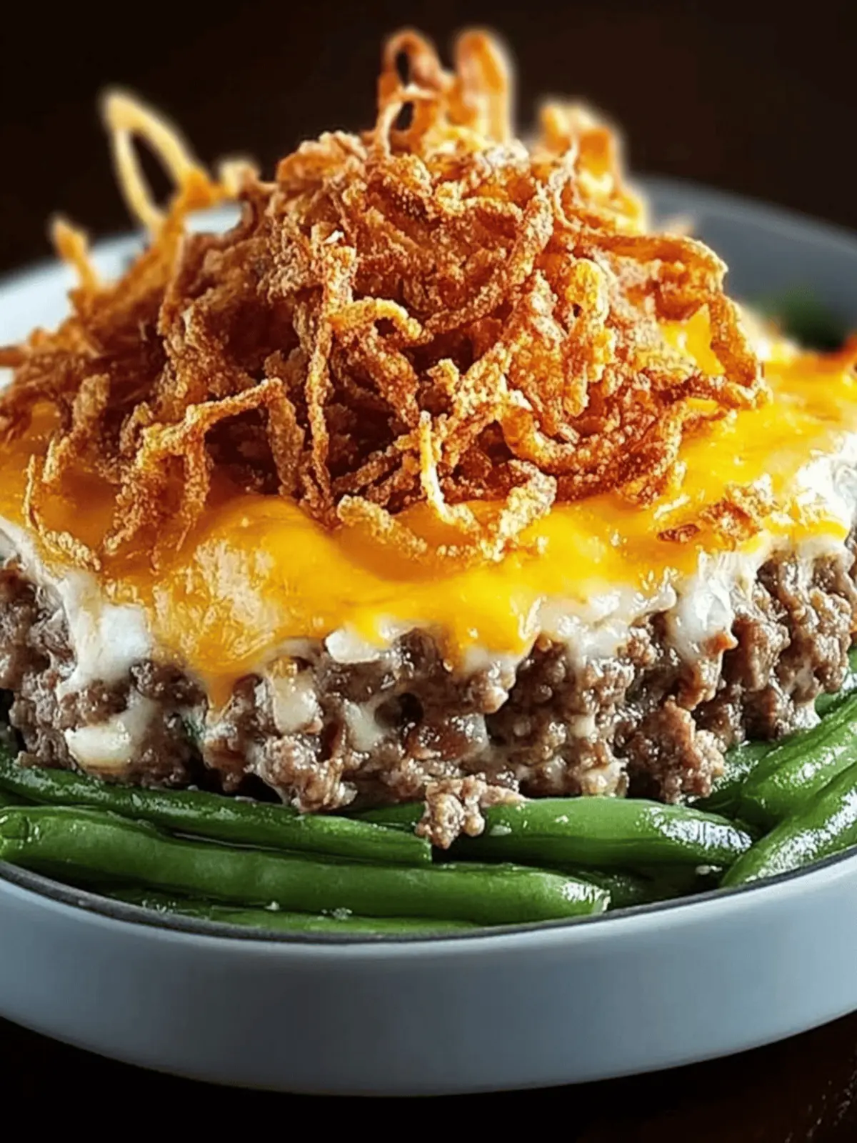 Hamburger Green Bean Casserole