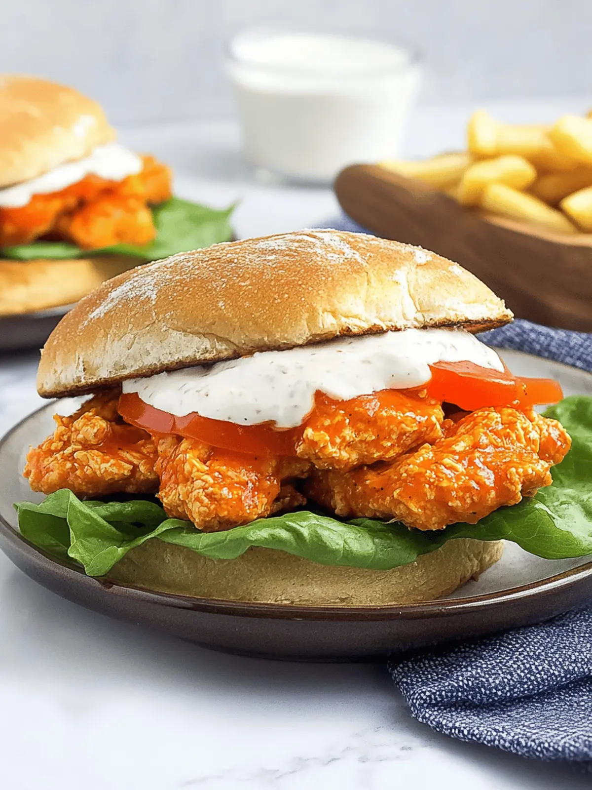 Buffalo Chicken Sandwiches