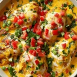 Mexican Chicken with Cheese Sauce