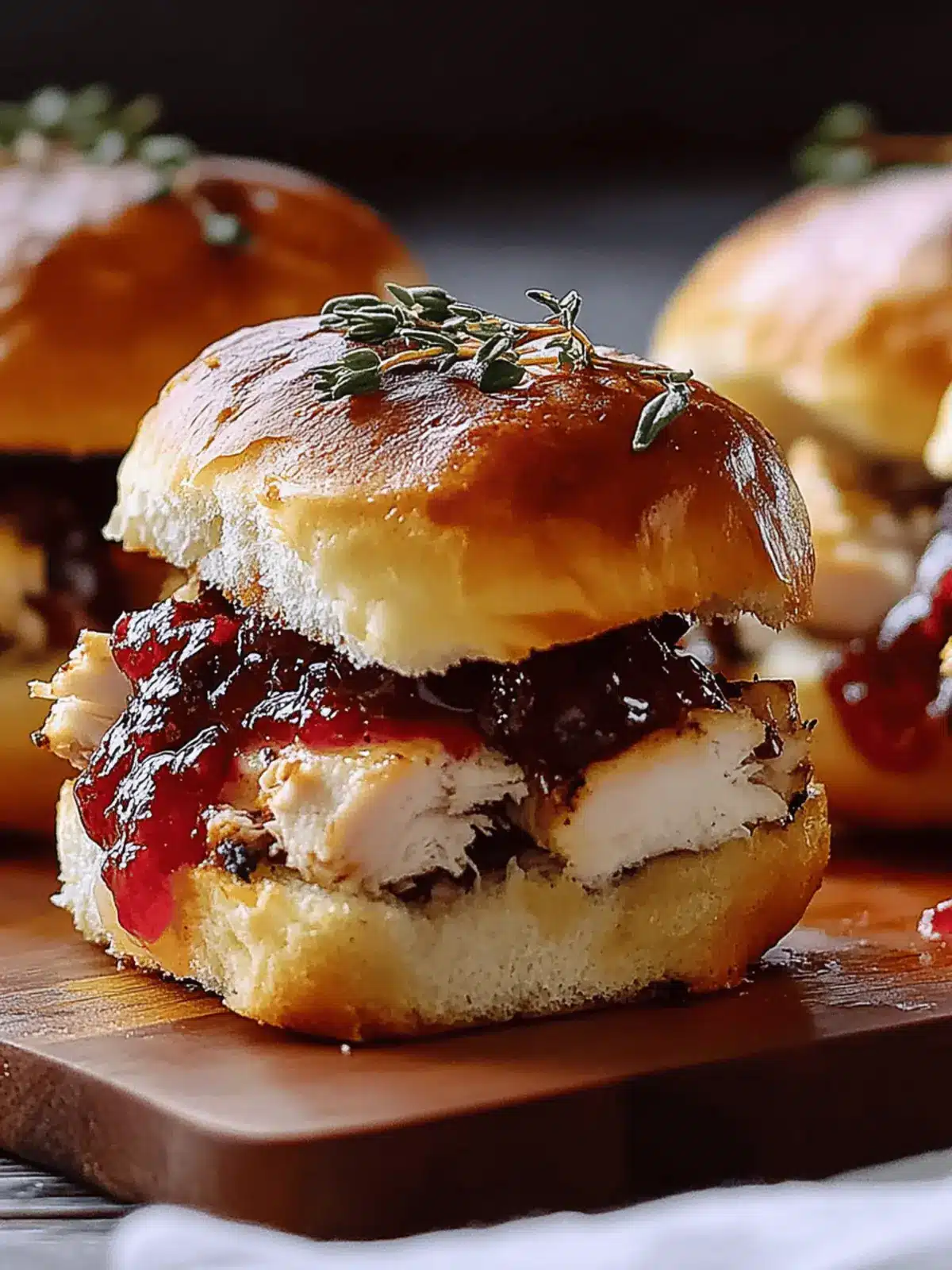Cranberry Turkey Sliders: Easy Flavor-Packed Party Bites 3 Cranberry Turkey Sliders