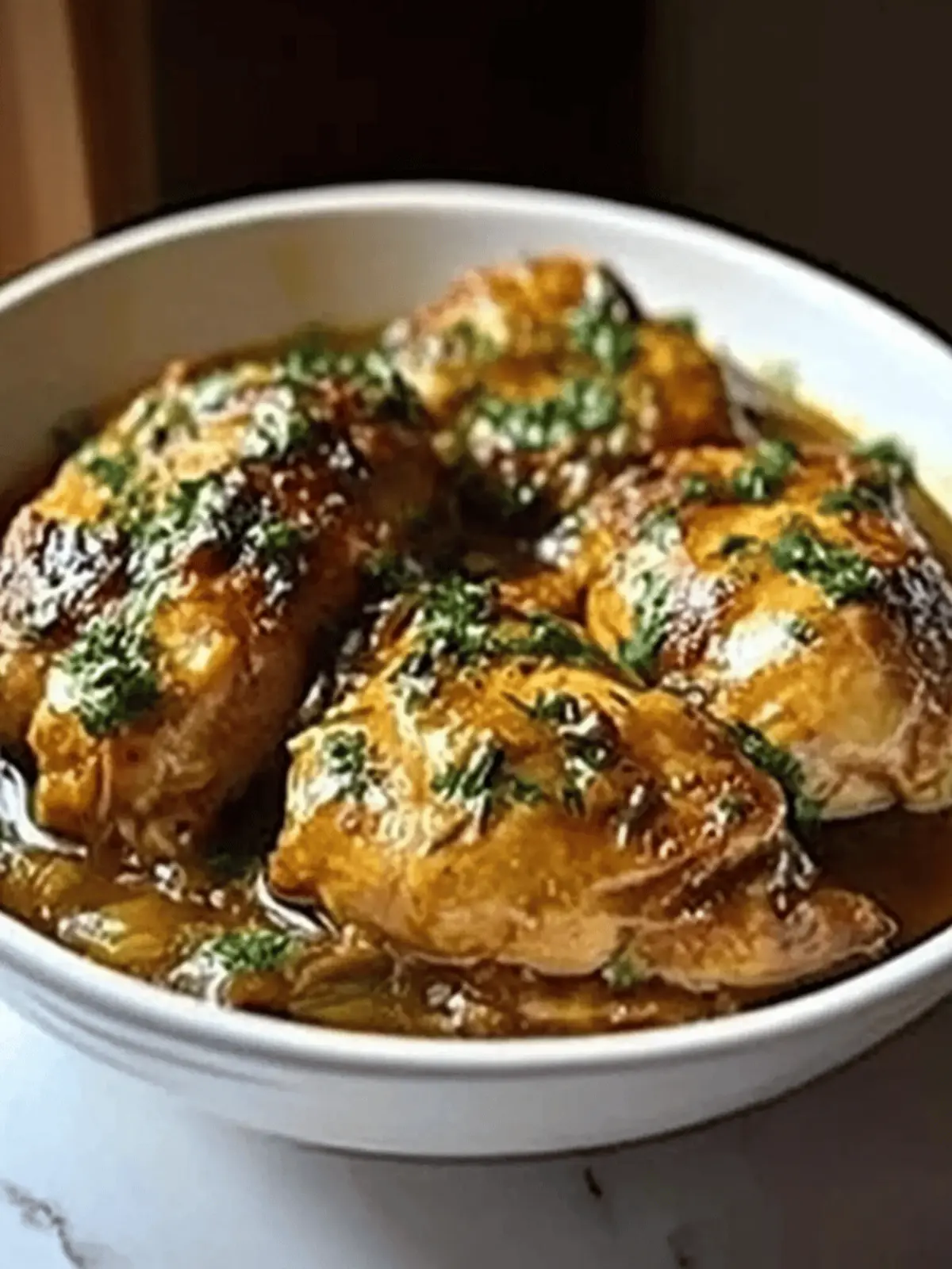 Crockpot Pumpkin Beer Braised Chicken