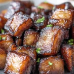Air Fryer Pork Belly Bites