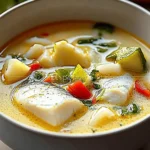 Bright Coconut Lime Fish Soup Recipe