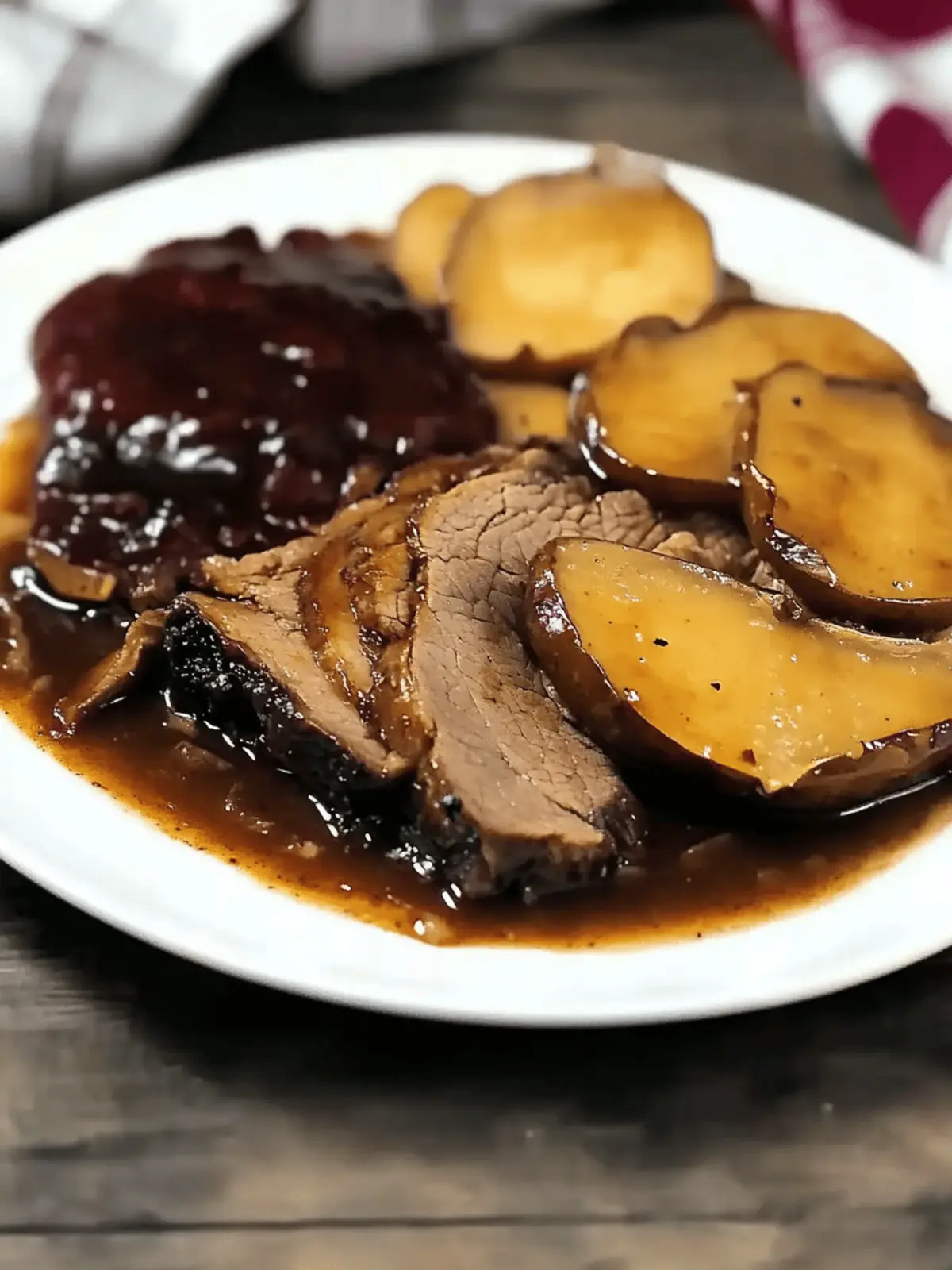 Oma's Slow-Cooked Marinated Beef With Gravy (Sauerbraten)