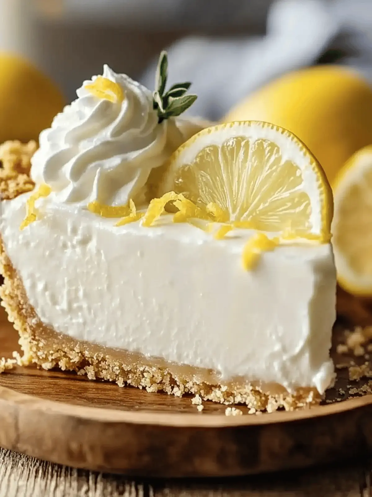 No-Bake Lemon Icebox Pie