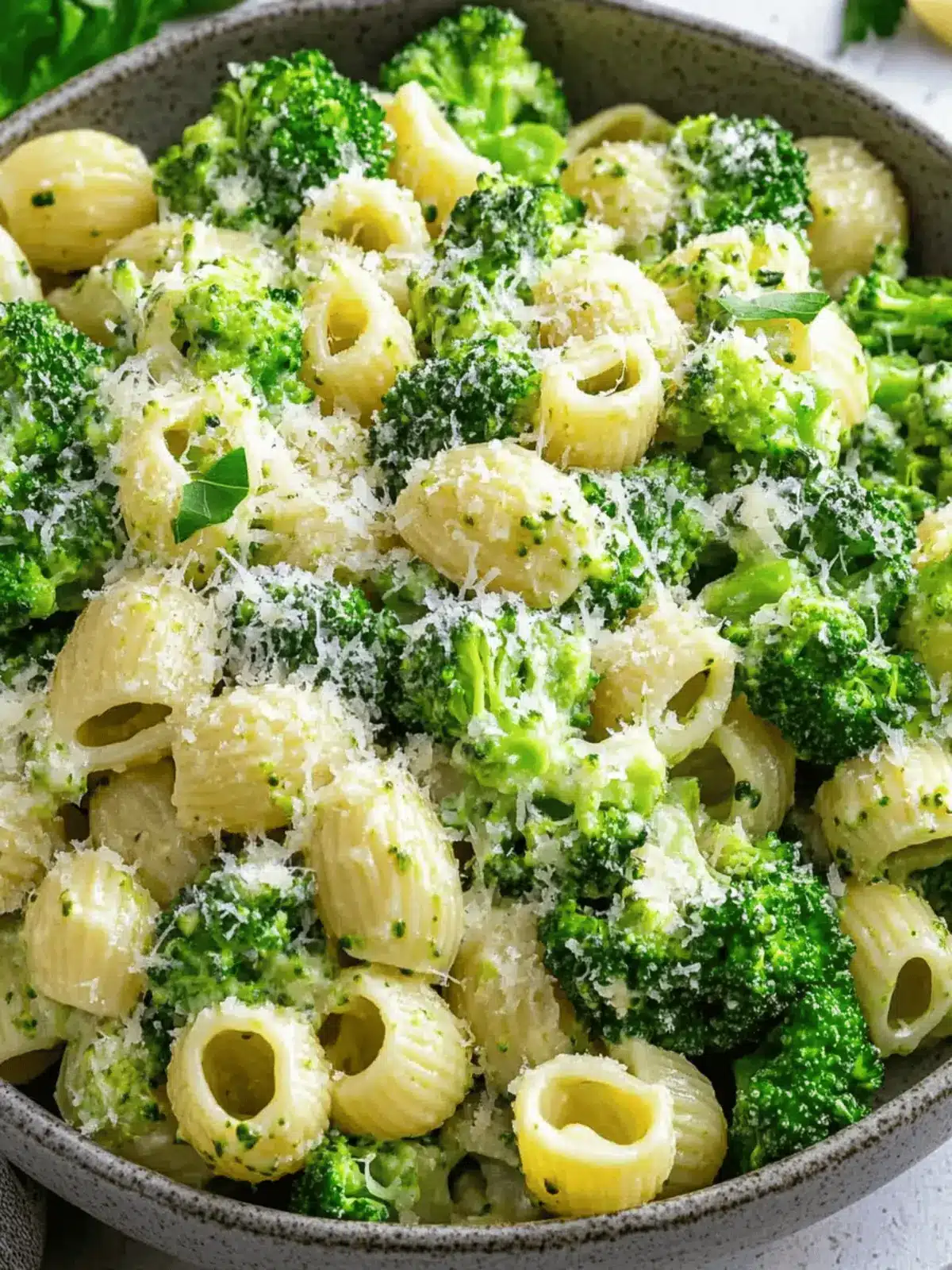 Broccoli Pasta Garlic Parmesan