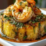 Garlic Shrimp Mofongo