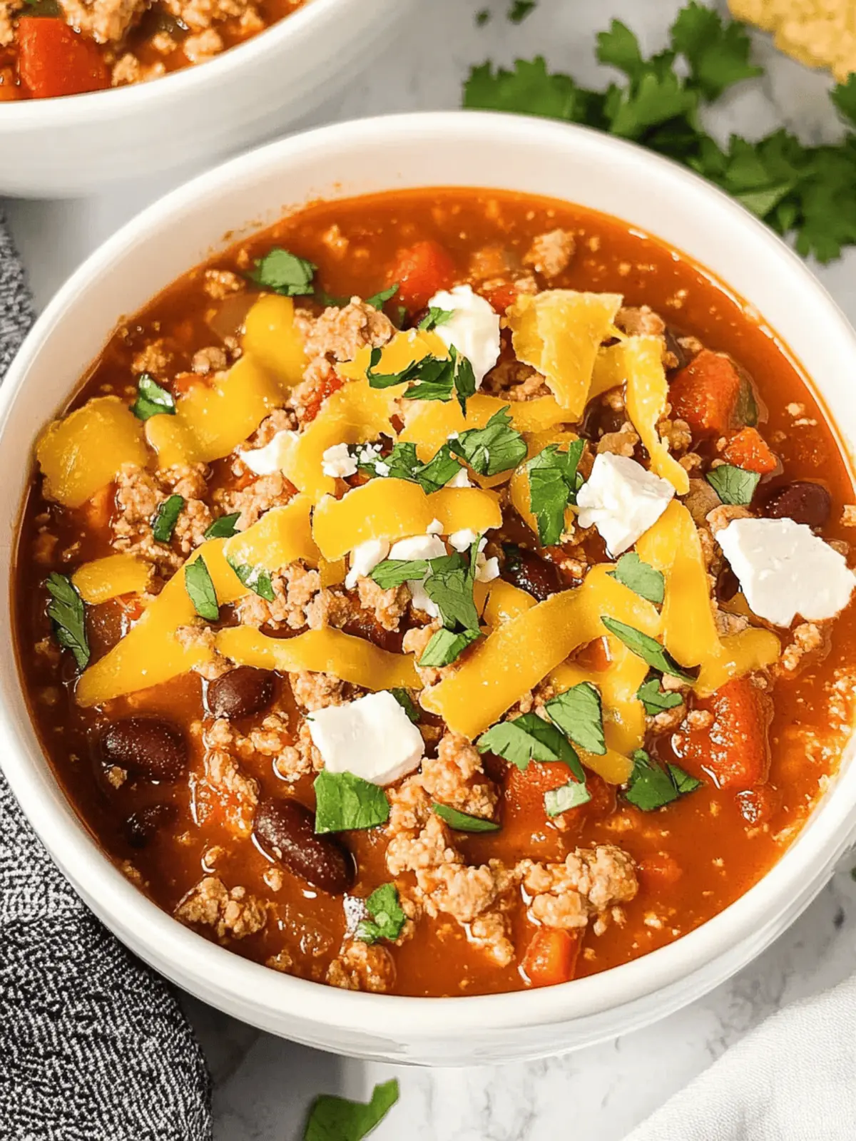 High-Protein Chili with Ground Turkey for Cozy Nights 2 High-Protein Chili with Ground Turkey