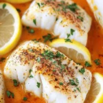 Lemon Butter Baked Cod