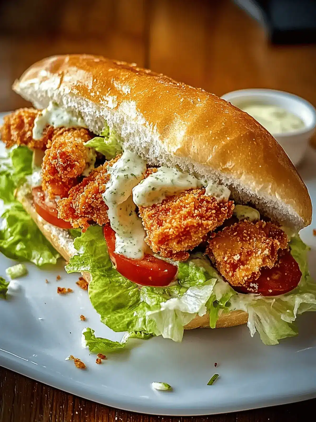 Crispy Chicken Caesar Sandwich: Your New Go-To Lunch Hero 2 Crispy Chicken Caesar Sandwich