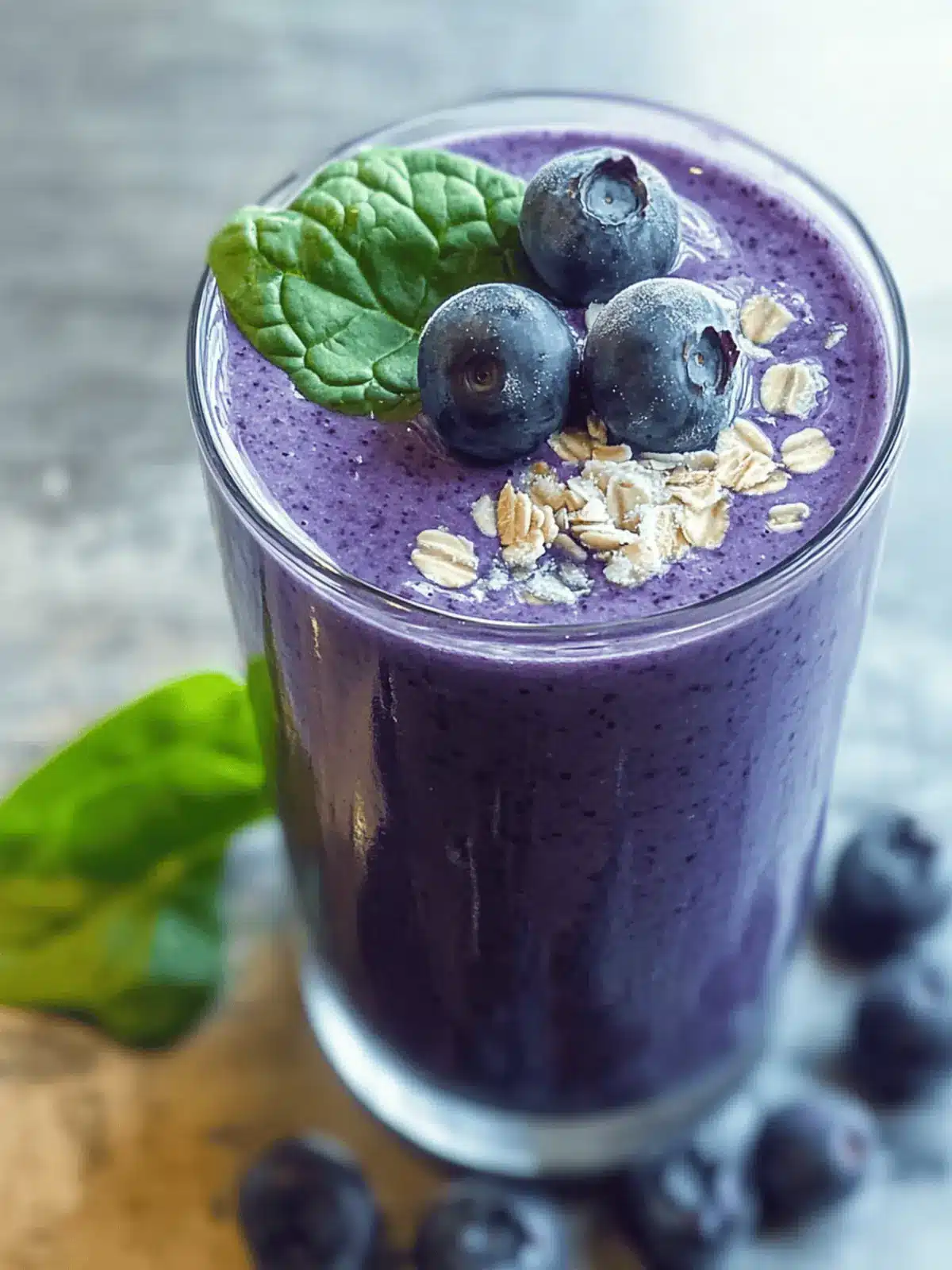 Blueberry Spinach Smoothie