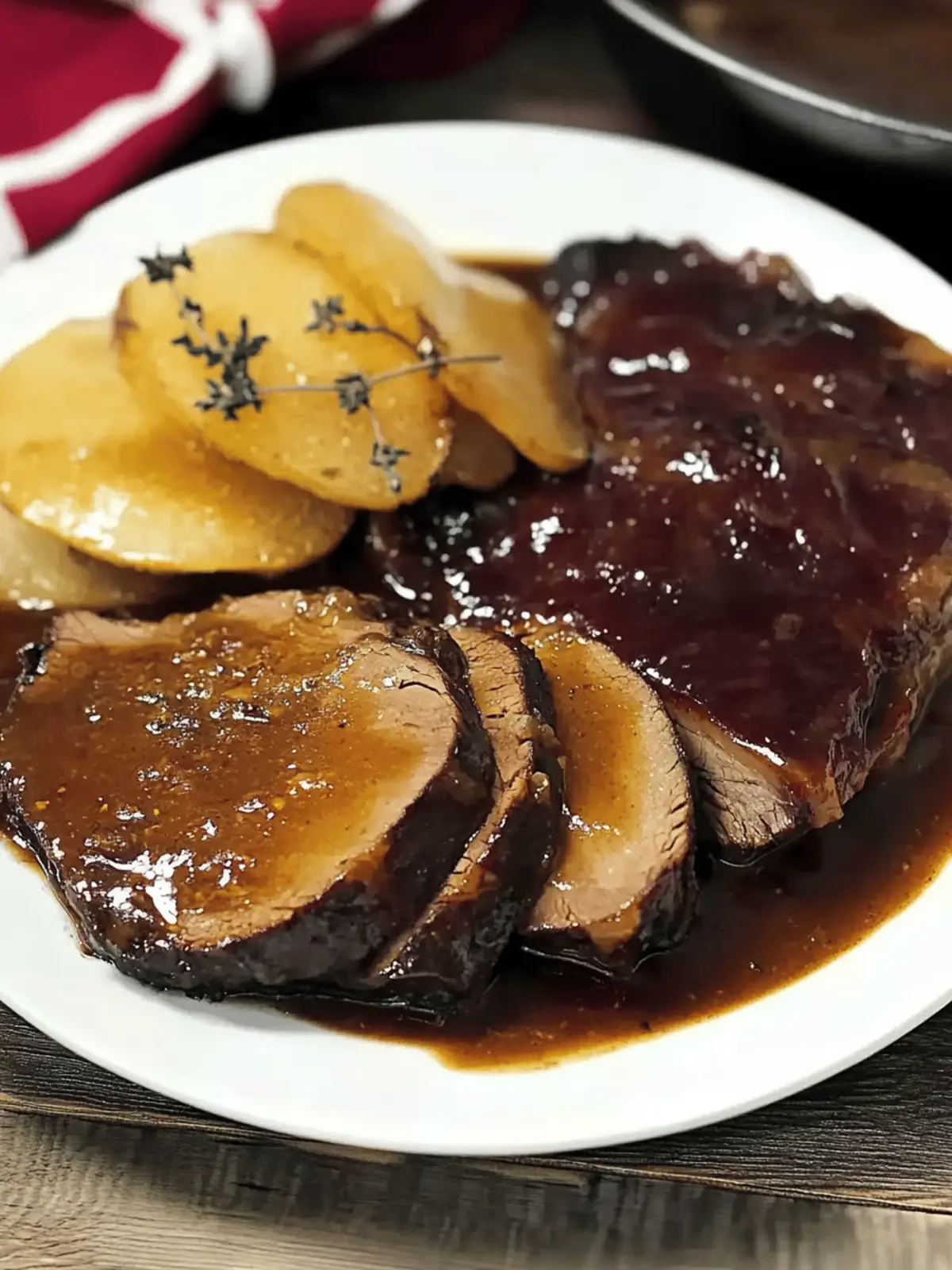 Oma's Slow-Cooked Marinated Beef With Gravy (Sauerbraten)