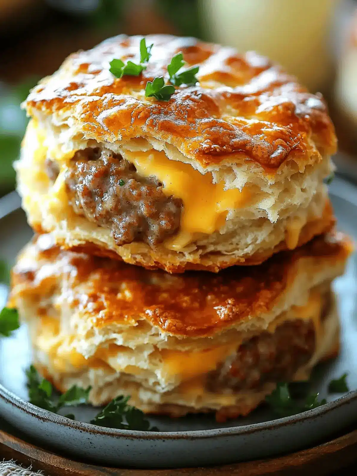 Heavenly Beef Sausage Cheese Butter Swim Biscuits Recipe 4 Beef Sausage Cheese Butter Swim Biscuits