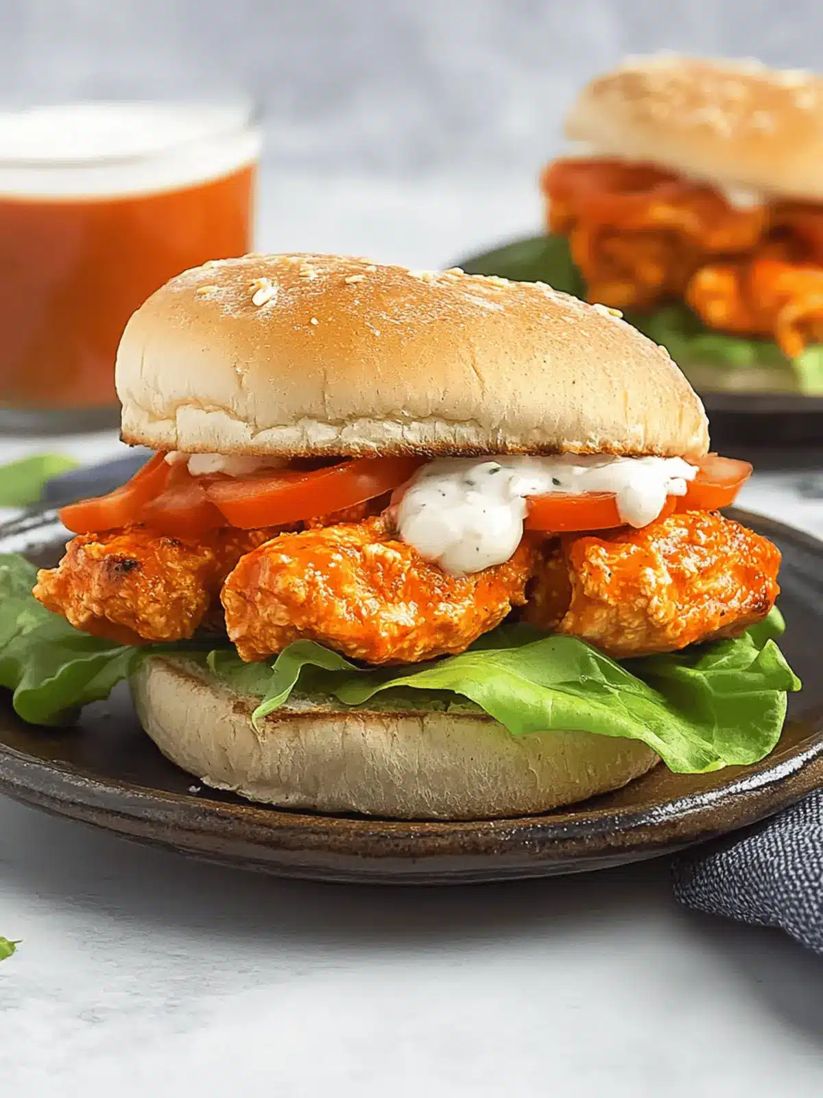 Buffalo Chicken Sandwiches