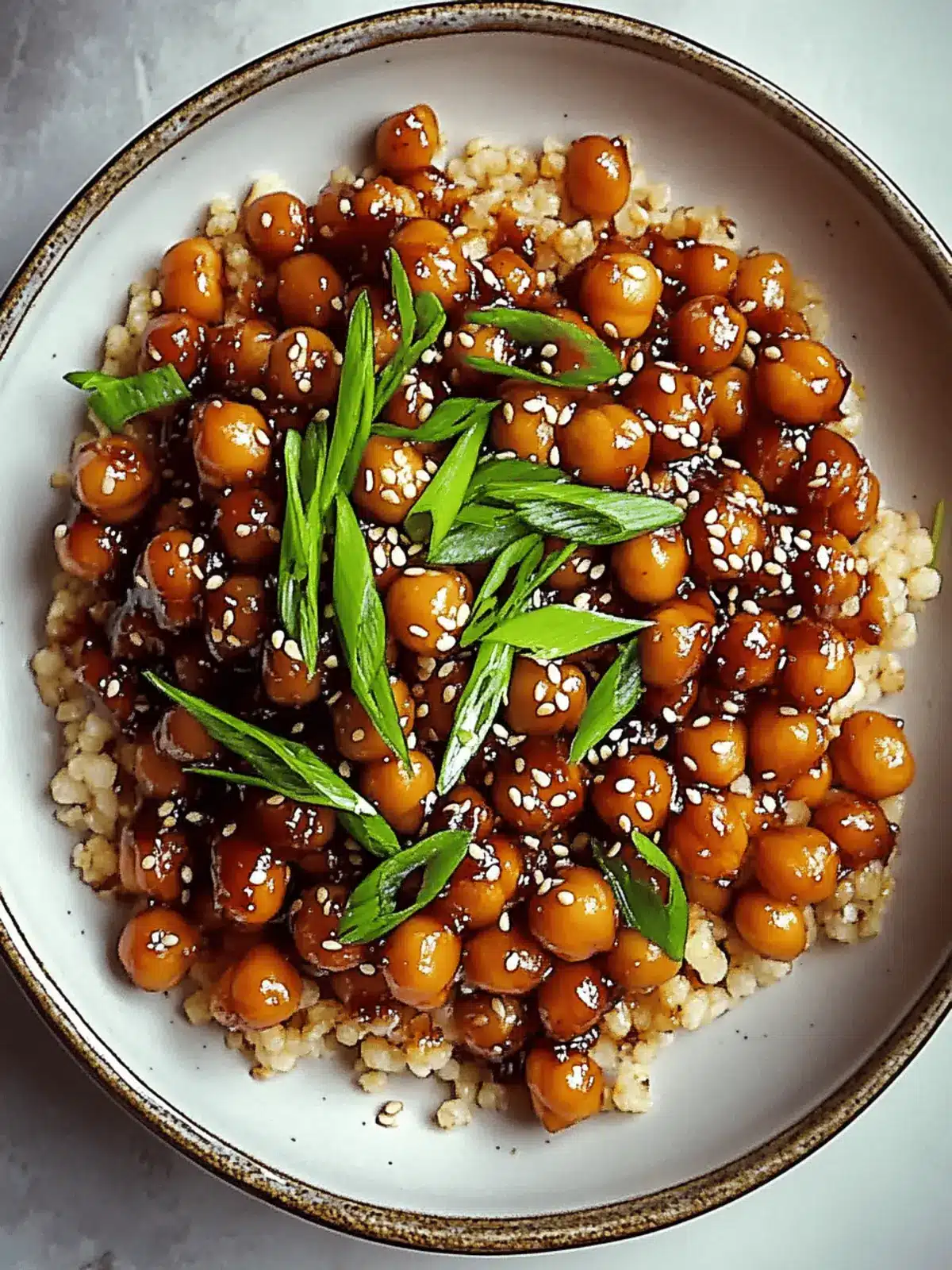 Savory Vegan Sticky Sesame Chickpeas for Quick Weeknight Meals 4 Vegan Sticky Sesame Chickpeas