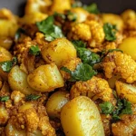 Aloo Gobi (Indian Spiced Potatoes and Cauliflower)