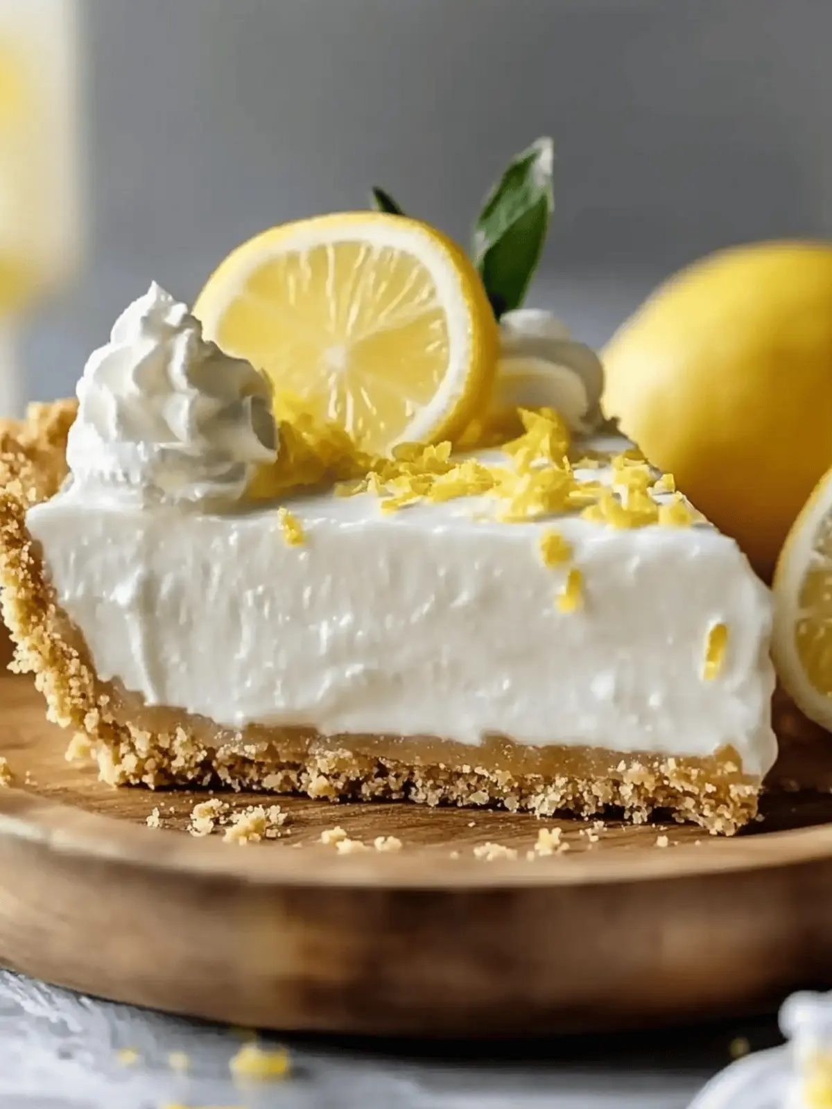 No-Bake Lemon Icebox Pie