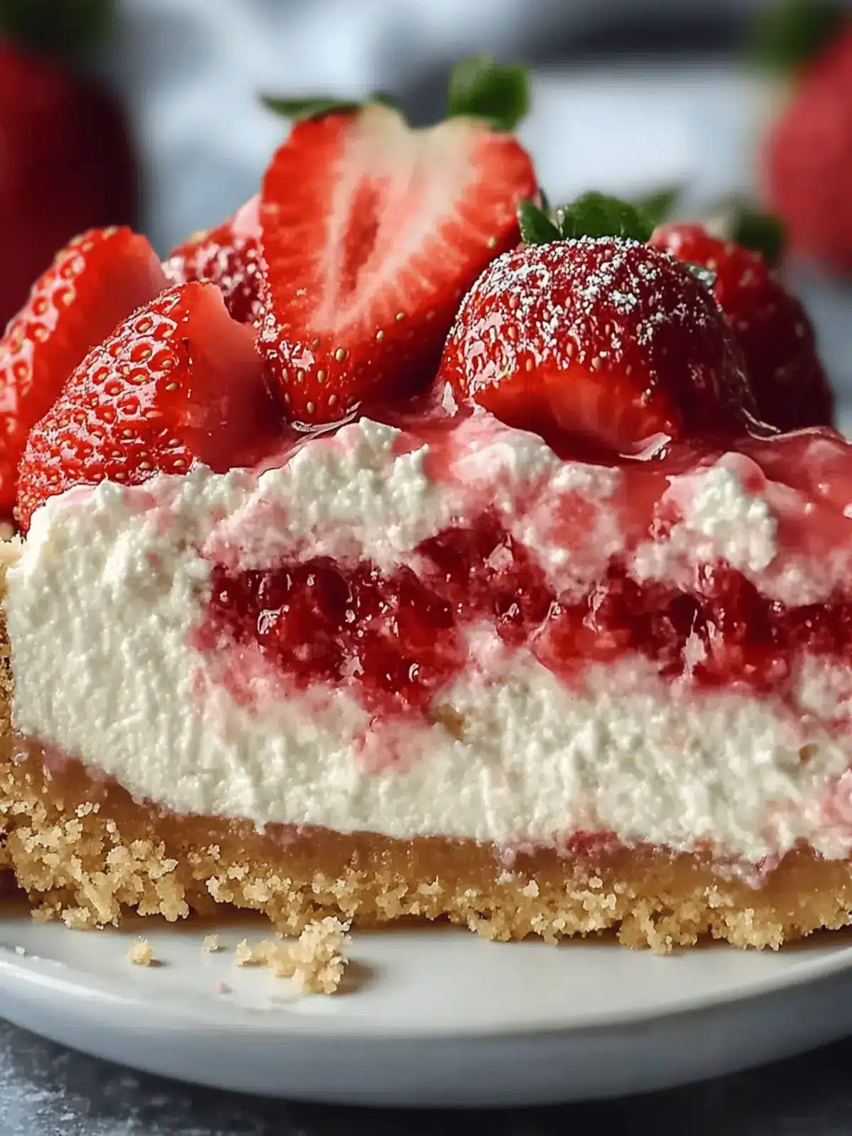 Strawberry Shortcake Cheesecake