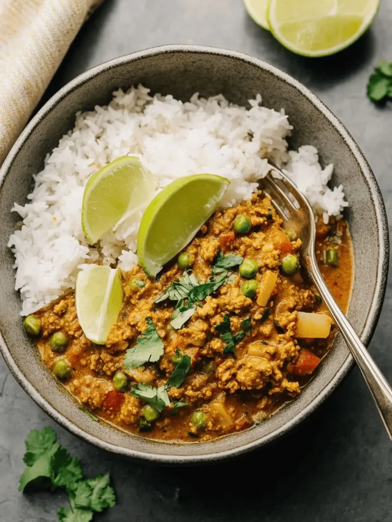 Ground Beef Curry (Keema Curry)