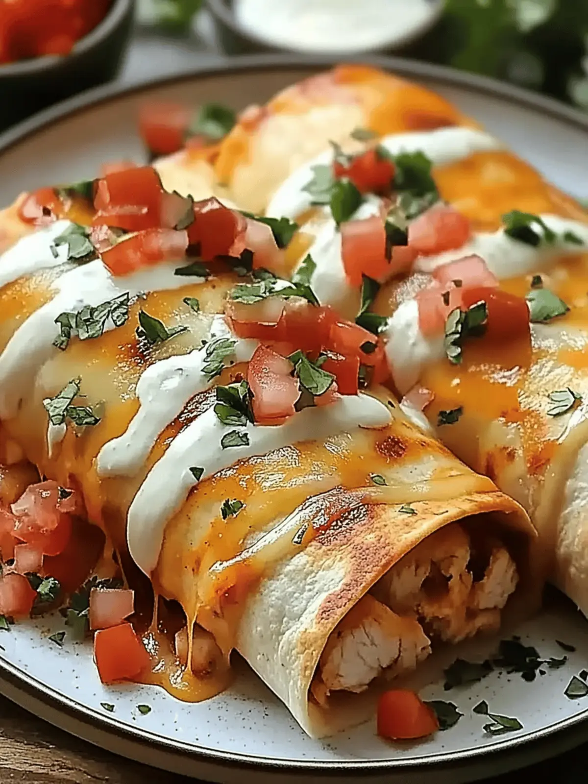 Deliciously Cheesy Baked Chicken Chimichangas You’ll Love 2 Baked Chicken Chimichangas