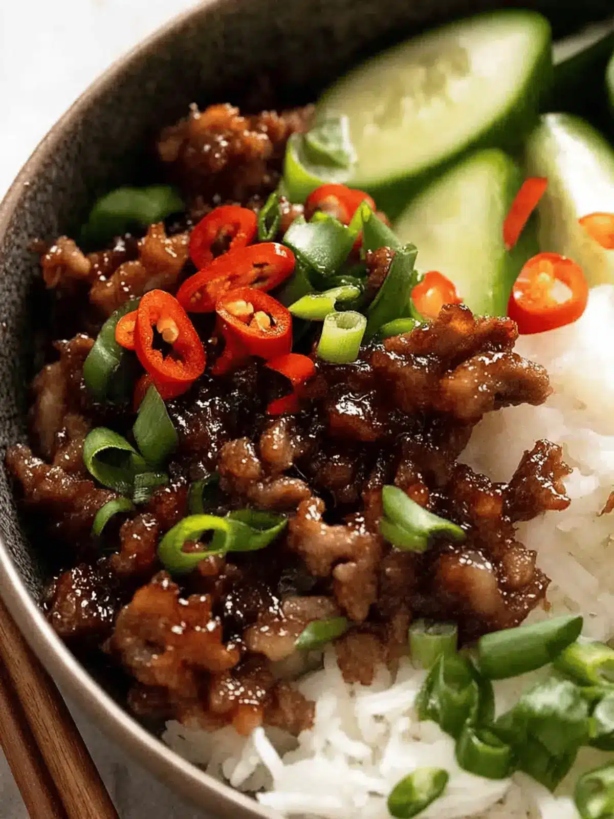 Vietnamese Caramelised Pork Bowls