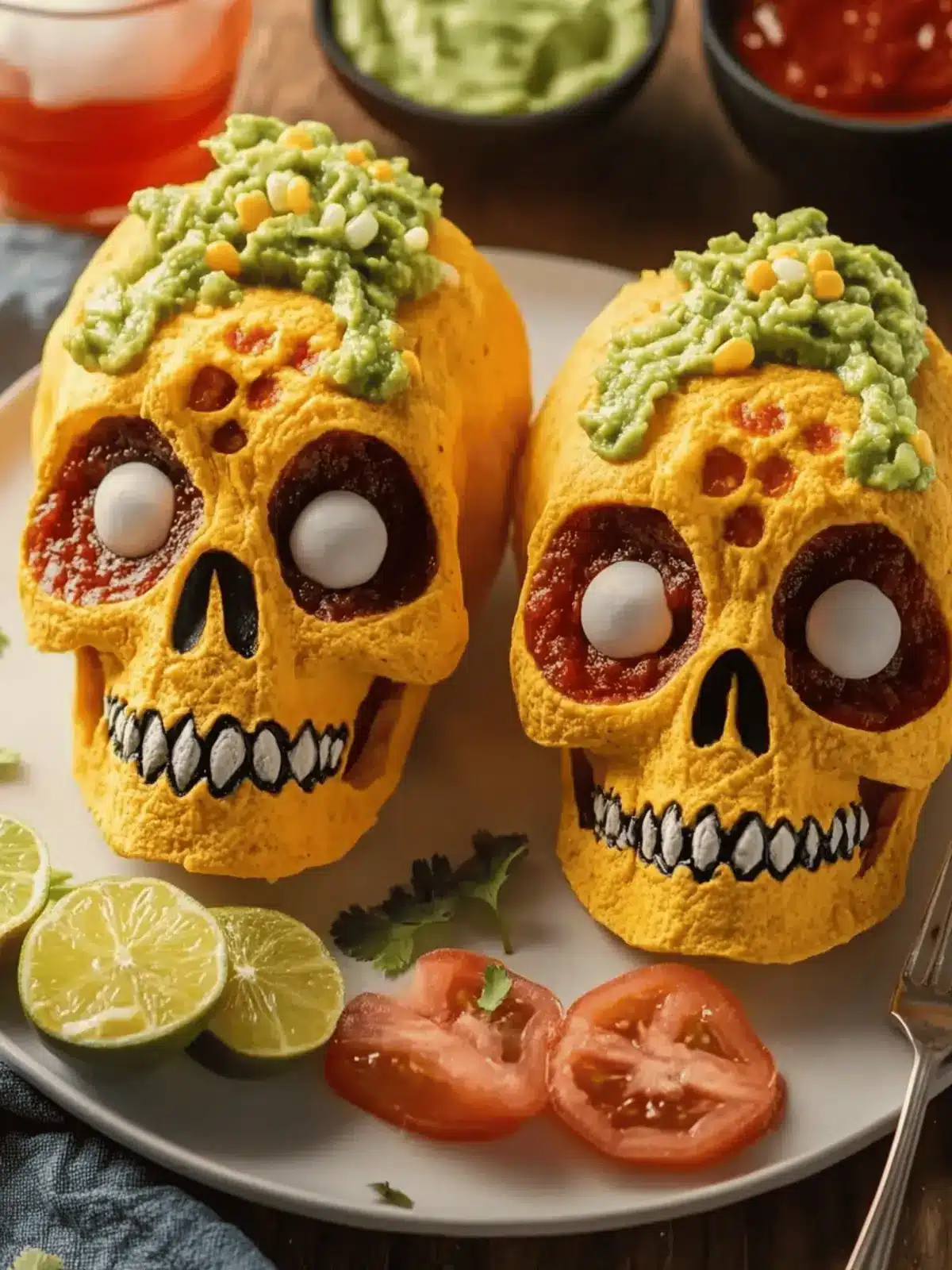 Monster Taco Skulls