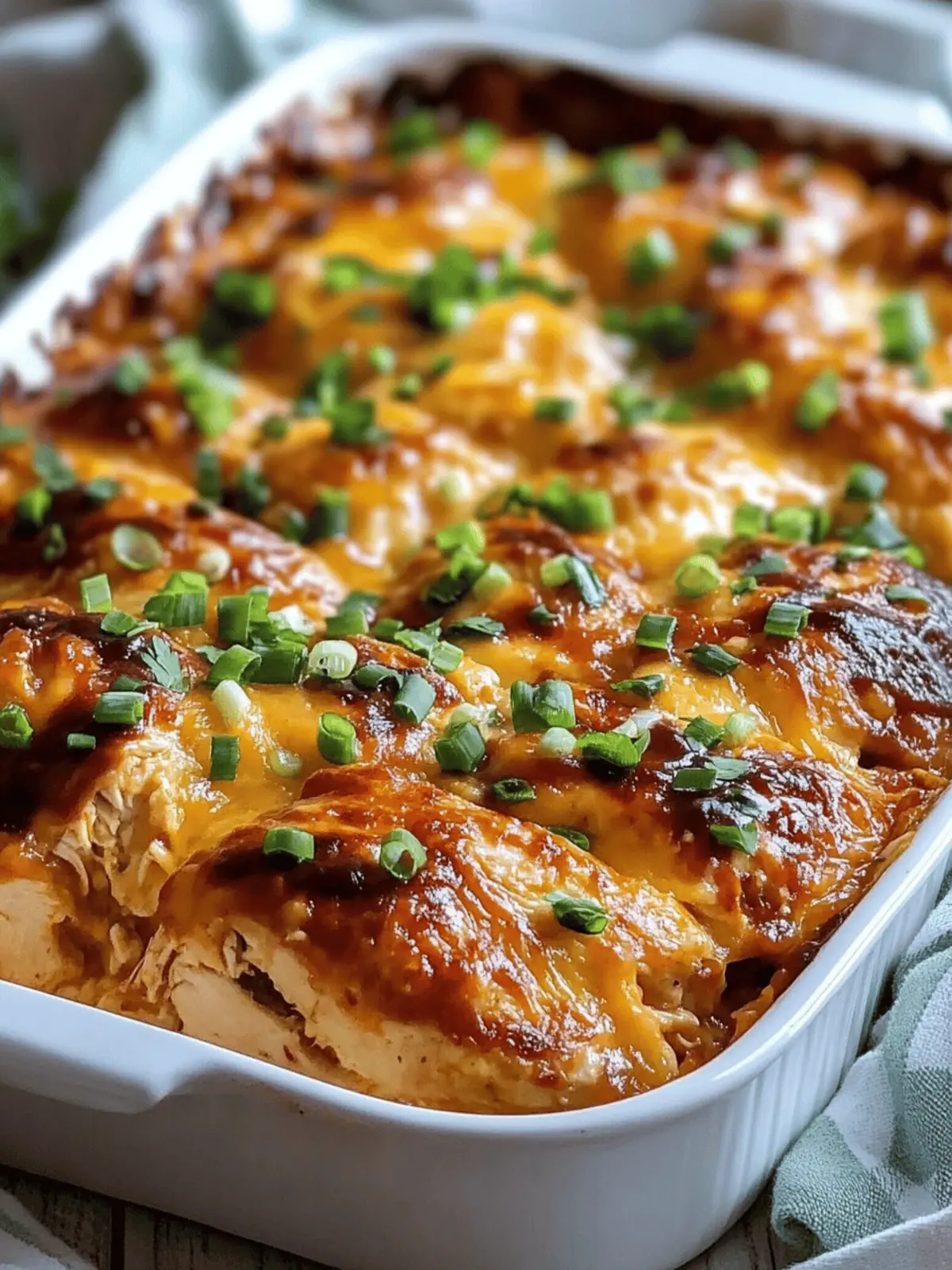 BBQ Ranch Chicken Bake