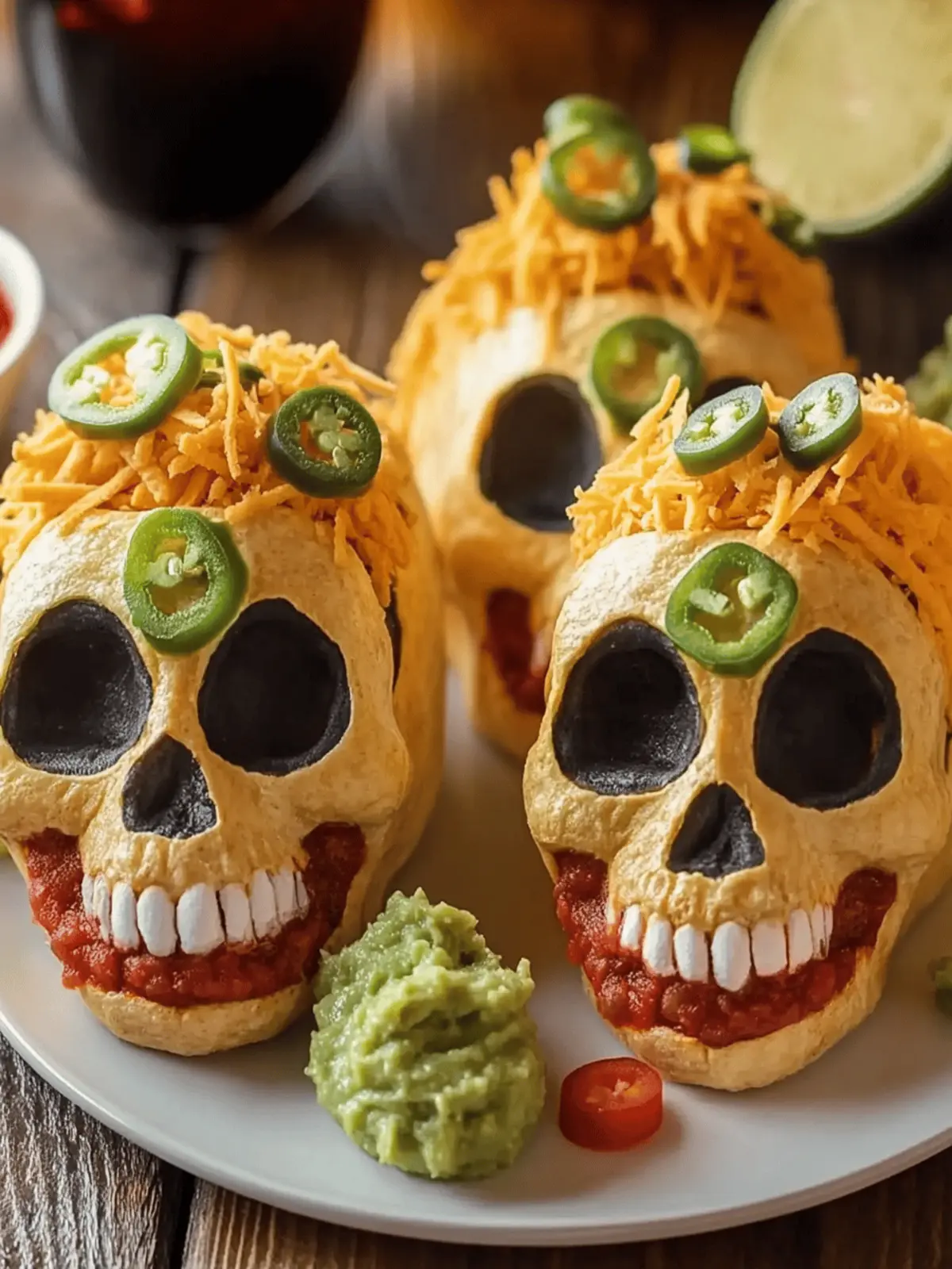 Monster Taco Skulls