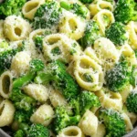 Broccoli Pasta Garlic Parmesan