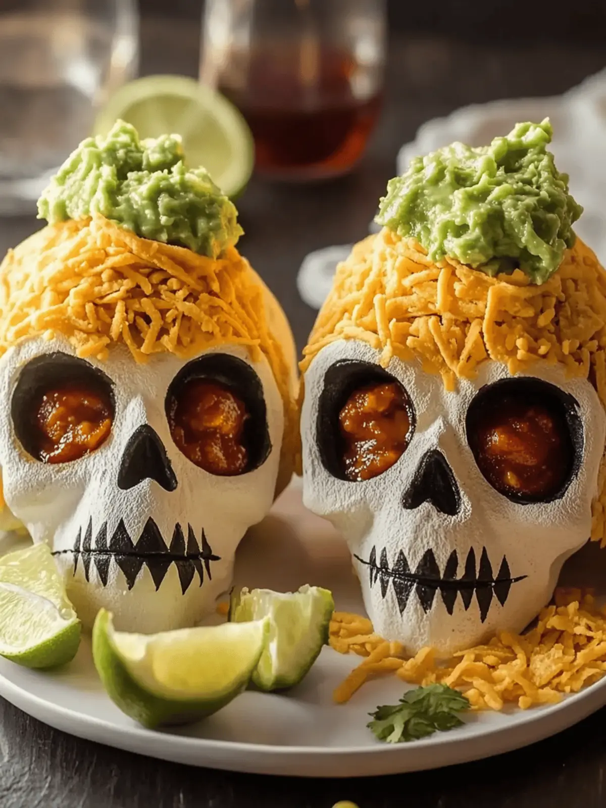 Monster Taco Skulls