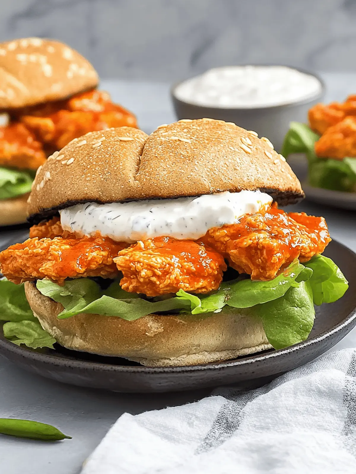 Buffalo Chicken Sandwiches