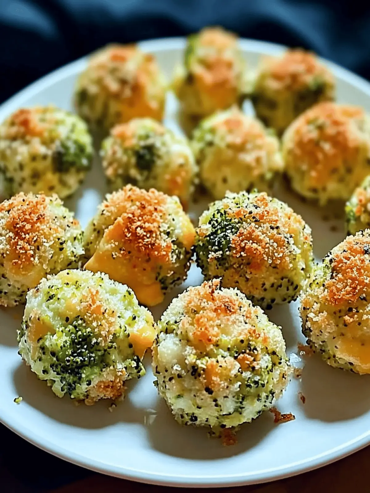 Baked Broccoli Cheese Balls