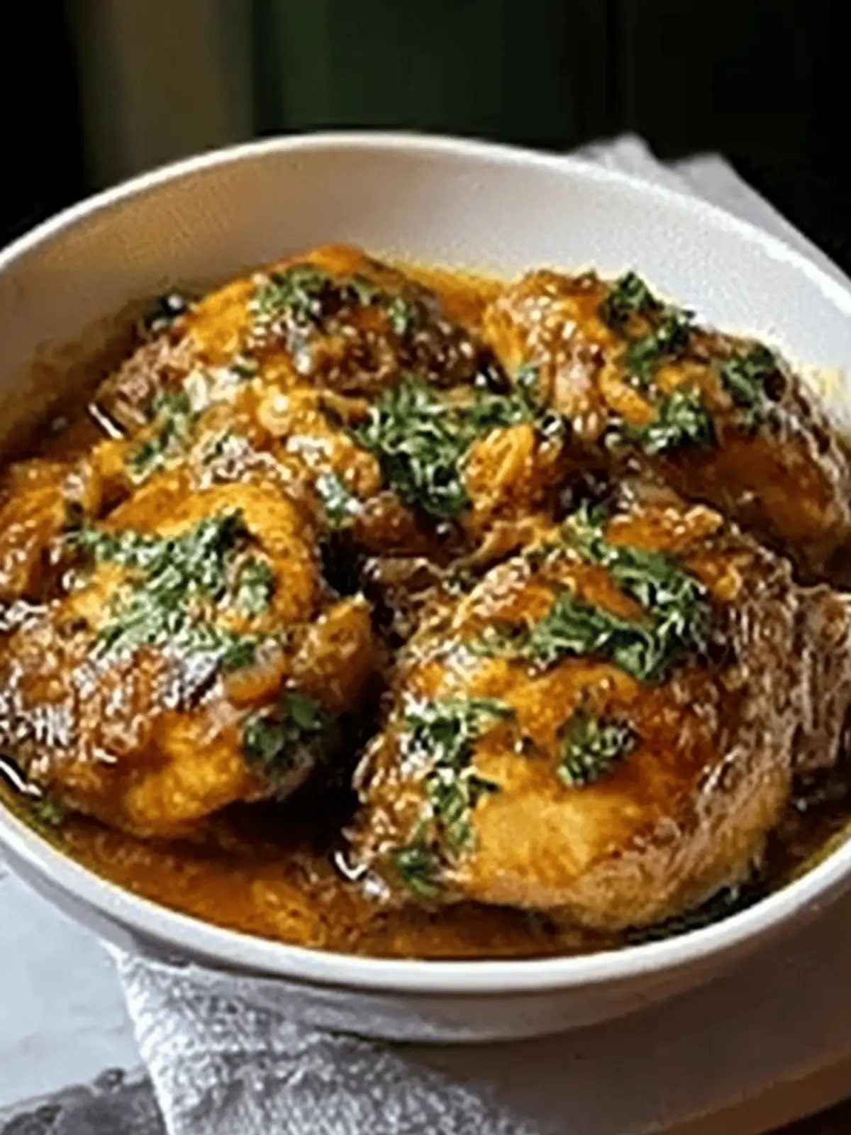 Crockpot Pumpkin Beer Braised Chicken