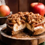 salted caramel apple pie cheesecake