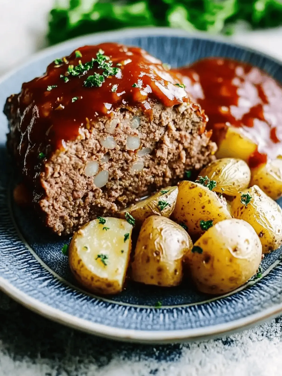 Slow Cooker Meatloaf and Potatoes with Garlic Butter Delight 2 Slow Cooker Meatloaf and Potatoes with Garlic Butter