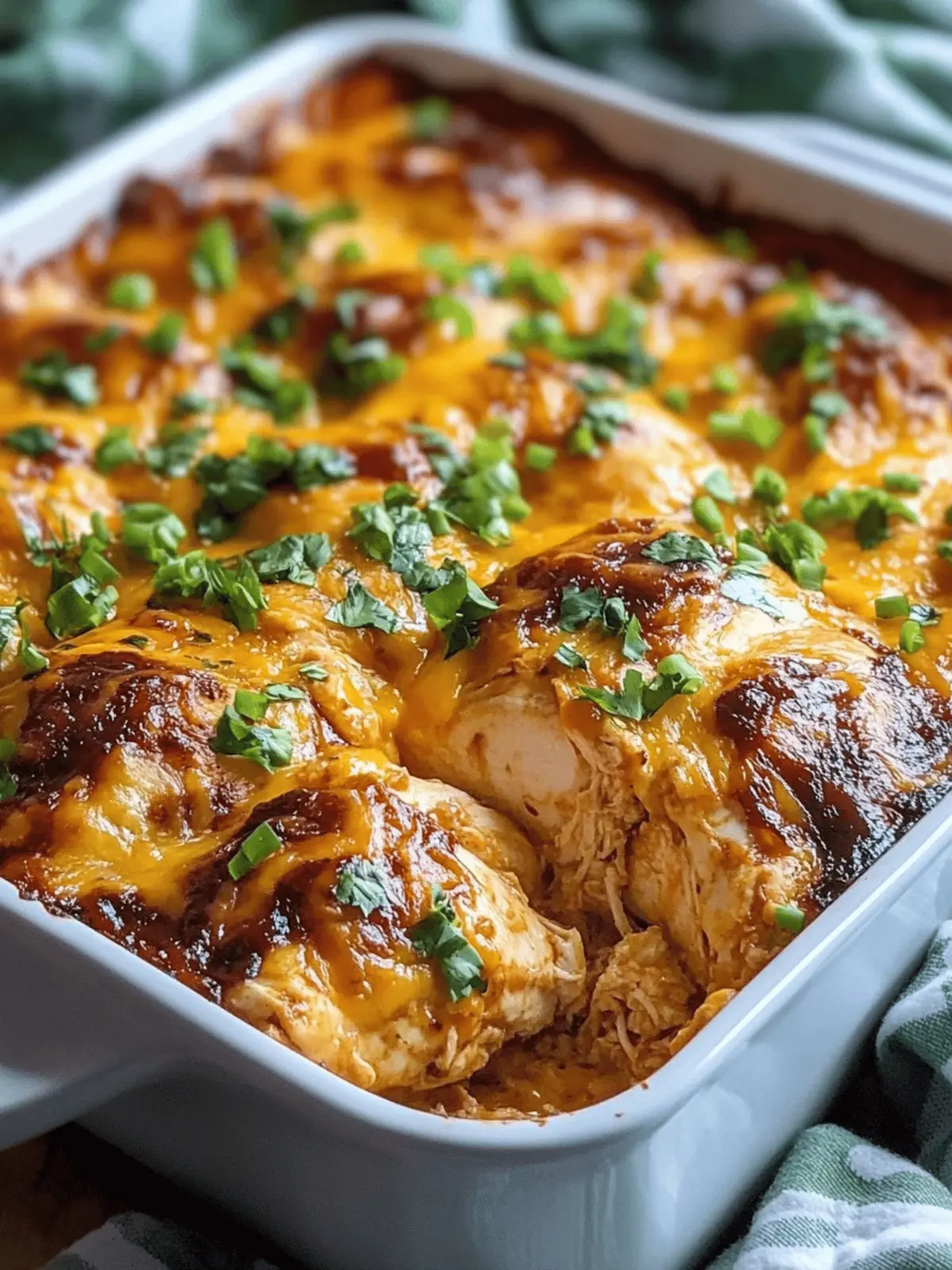 BBQ Ranch Chicken Bake