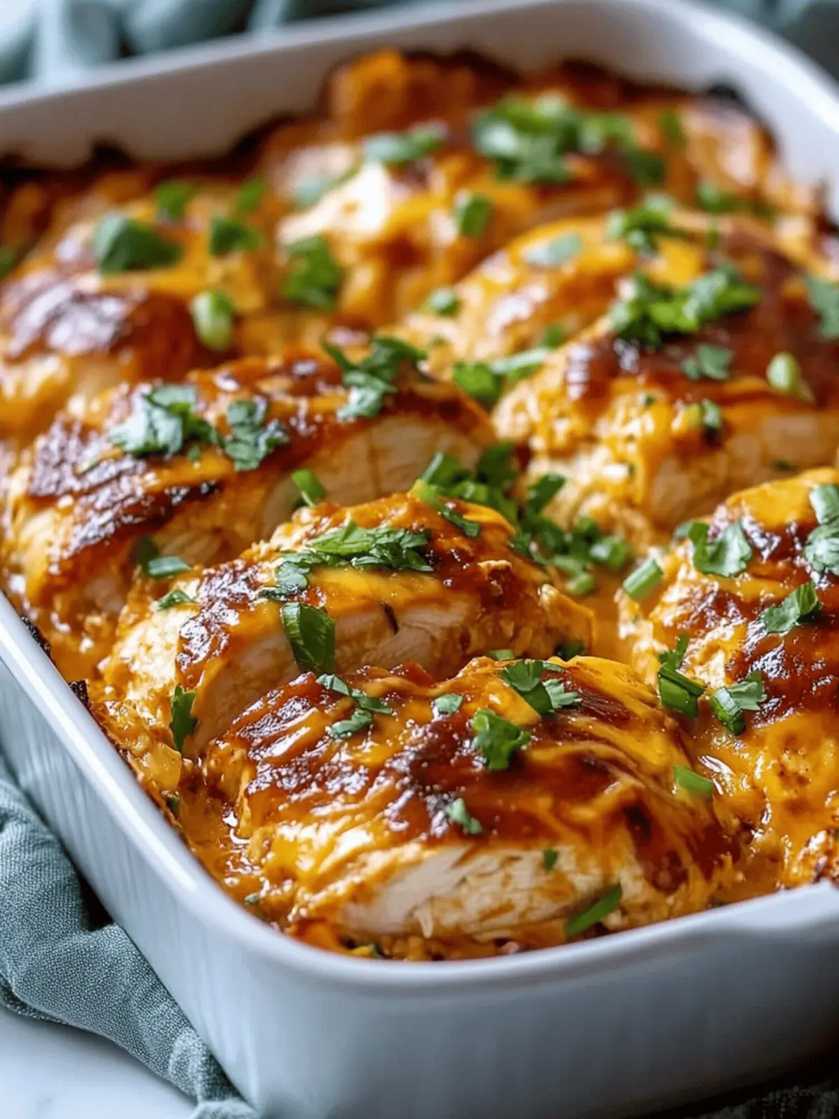 BBQ Ranch Chicken Bake