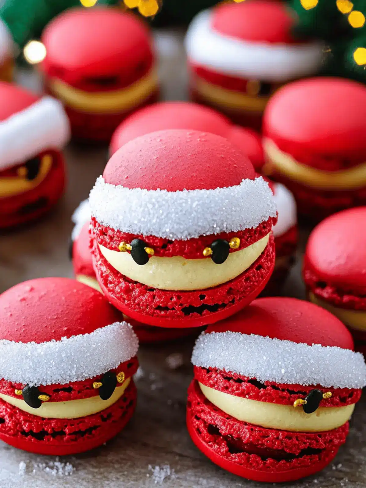 Santa Claus Macarons
