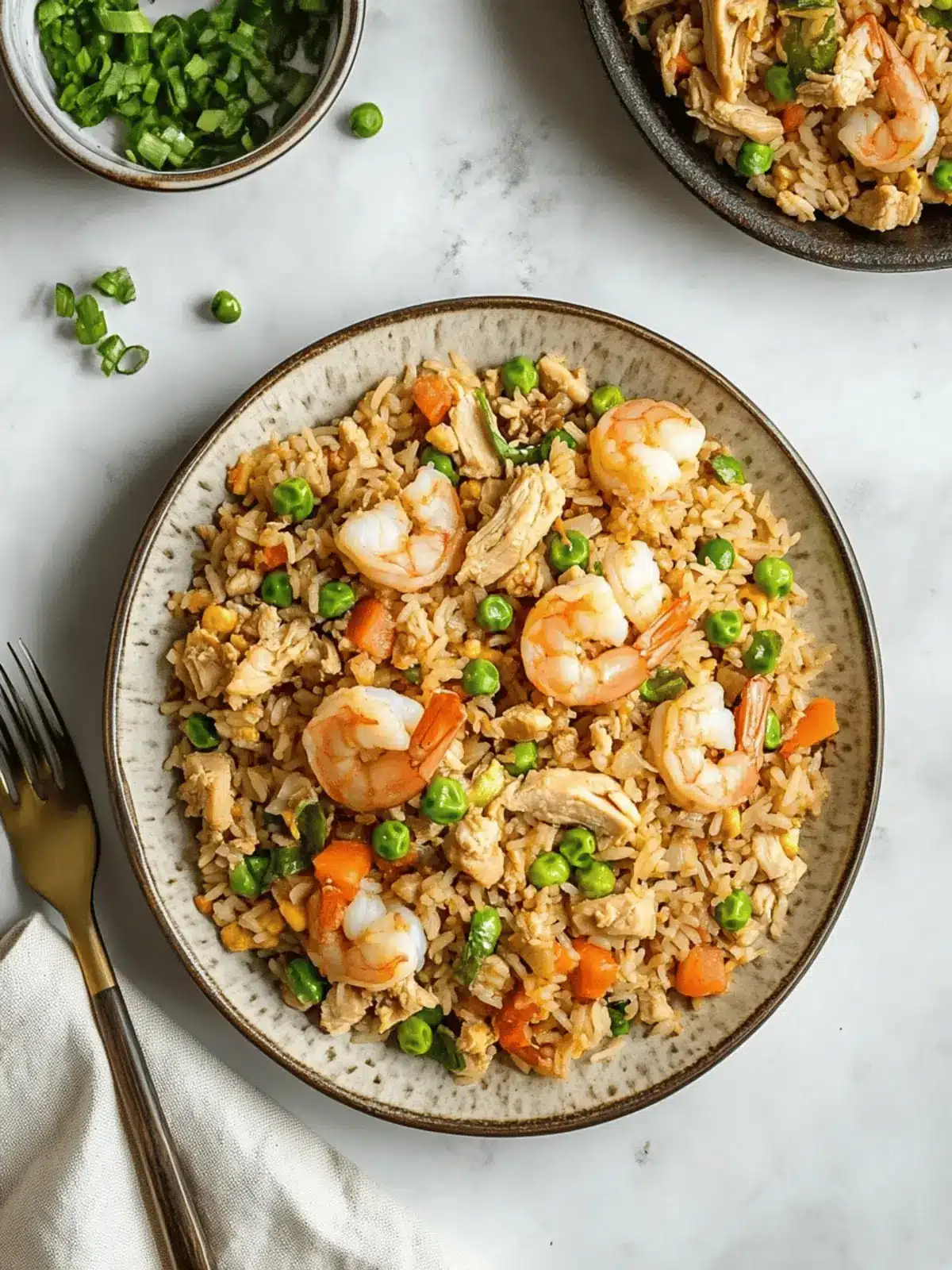Shrimp and Chicken Fried Rice