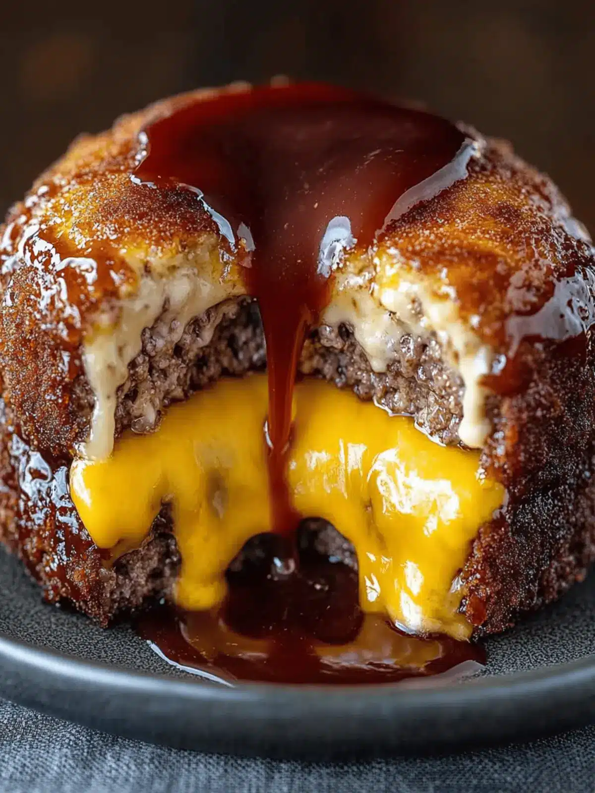 Cheeseburger Lava Cake Molten Melt: Ultimate Comfort Food Treat 2 Cheeseburger Lava Cake Molten Melt