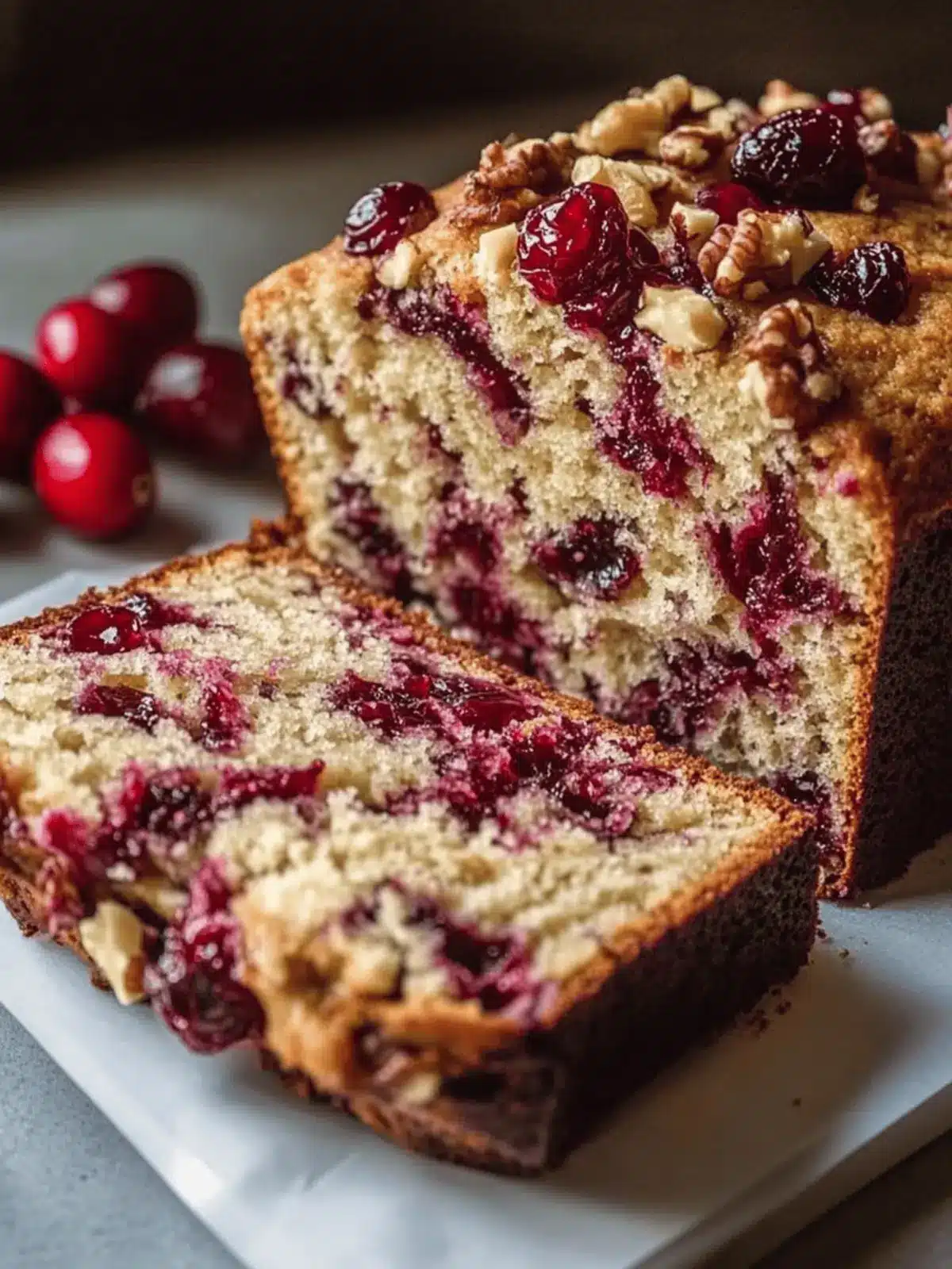 Cranberry Walnut Bread: Your Cozy Fall Baking Delight 3 Cranberry Walnut Bread