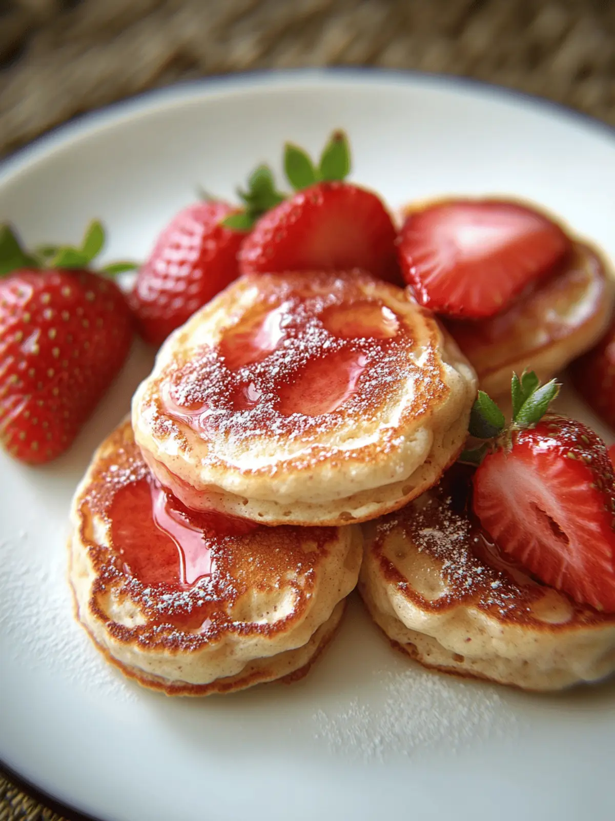 Strawberry Vanilla Cottage Cheese Pancake Bites You’ll Love 2 Strawberry Vanilla Cottage Cheese Pancake Bites